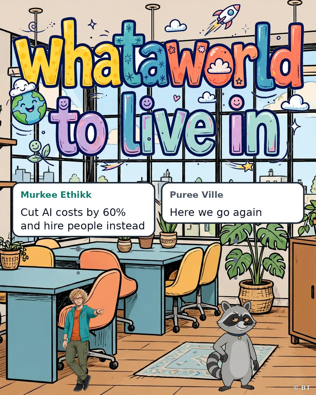 Murkee Ethikk: Cut AI costs by 60% and hire people instead Puree Ville: Here we go again
